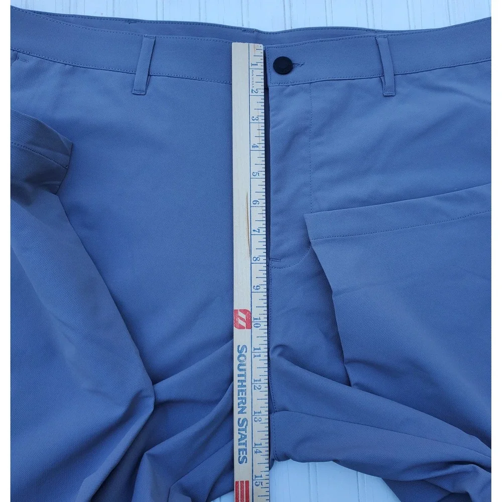 Banana Republic Core Temp Slim Fit Pants Mens 38x30 Blue Gray‎ Performance Chino